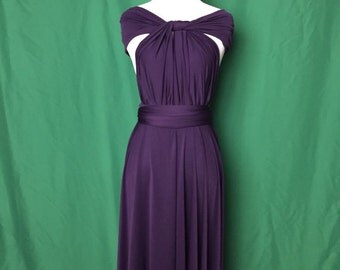 Bridesmaid Dress , Infinity Dress, Wrap Convertible Dress.Party dress-A style D style