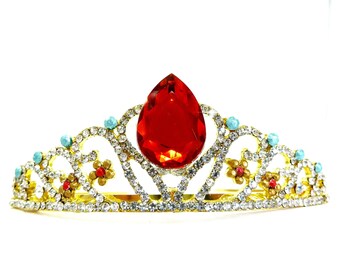 SALE! ELENA TIARA, Elena Of Avalor Crown , Elena Of Avalor Tiara,Elena Of Avalor Metal Rhinestone Tiara, Elena Costume ,Princess Elena Party