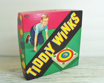 Vintage 1950's Bull's Eye Tiddly Winks Game By Whitman Publishing Co