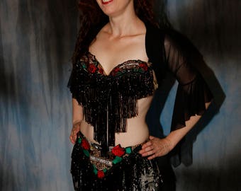 Custom Harley Davidson Belly Dance Costume
