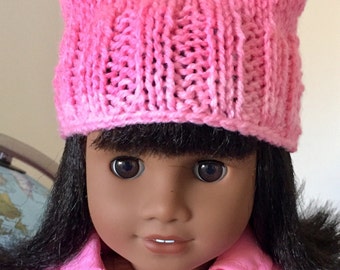 Pussy Hat (for 18" doll) Proceeds to ACLU