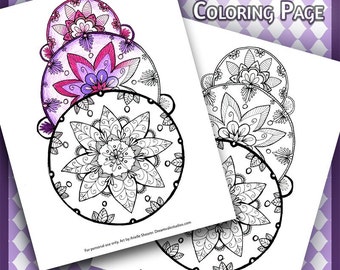 Download Earth Mandala Coloring Page DOWNLOAD by DreamValeStudios ...