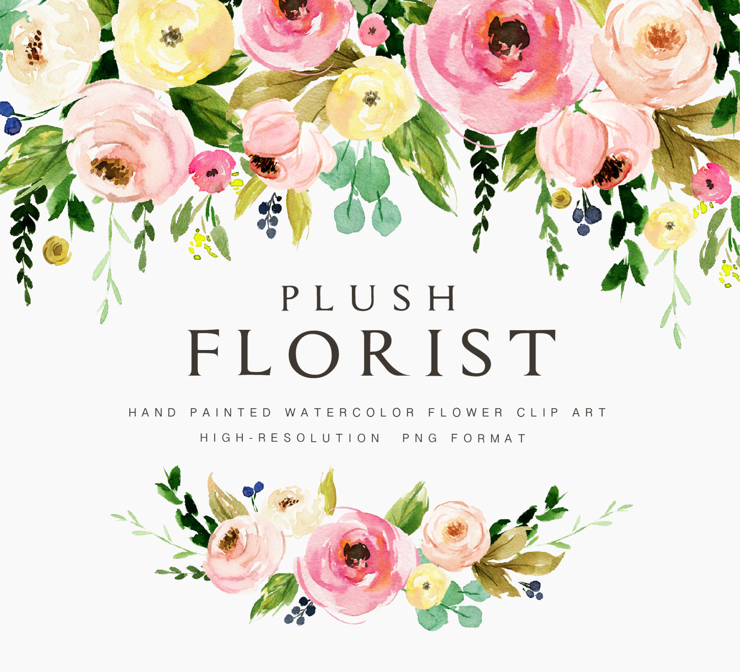 free watercolor flowers clipart - photo #43