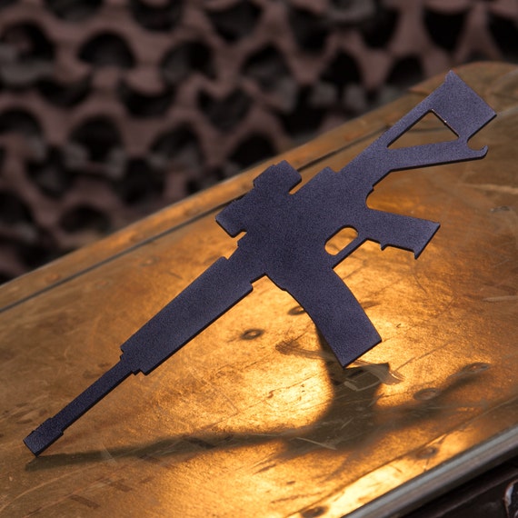 AR15 Bottle Opener. Metal Beer Bottle Opener. Military Gift.