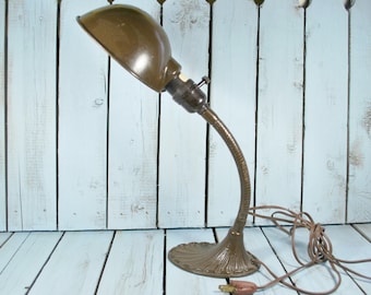 Vintage Industrial Gooseneck Desk Lamp ,Office Reading Lamp