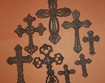 Wall Cross Decor cast iron wall cross | etsy Wall Cross Decor cast iron wall cross | etsy