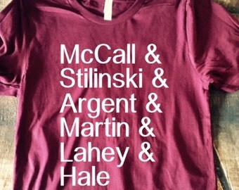 McCall Stilinksi Argent Martin Lahey Hale, Beacon Hills, Stilinski, Teen Wolf, sassy shirt, McCall, Stilinski, Argent, Martin, Hale, Lahey