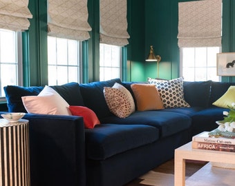 Designer Pillow Covers | As Featured on 'One Room Challenge'