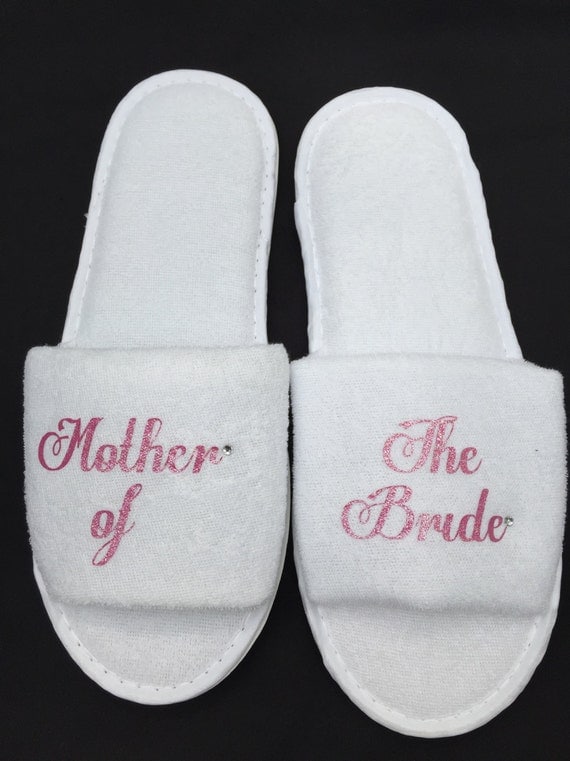 bride gown and slippers
