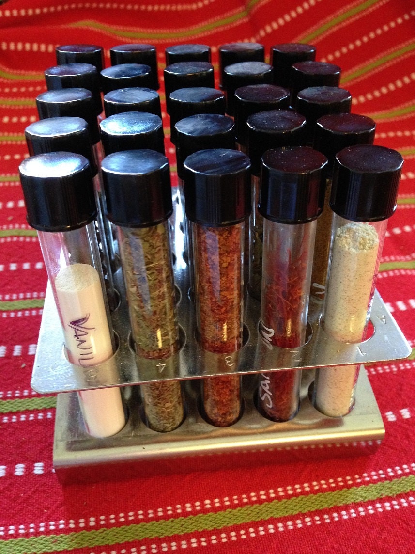 25 Test Tube Spice Rack