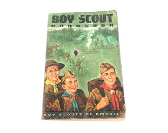 1968 Copyright BSA Boy Scout Handbook, Boy Scouts Vintage Books, Fourth Printing, 7th Edition