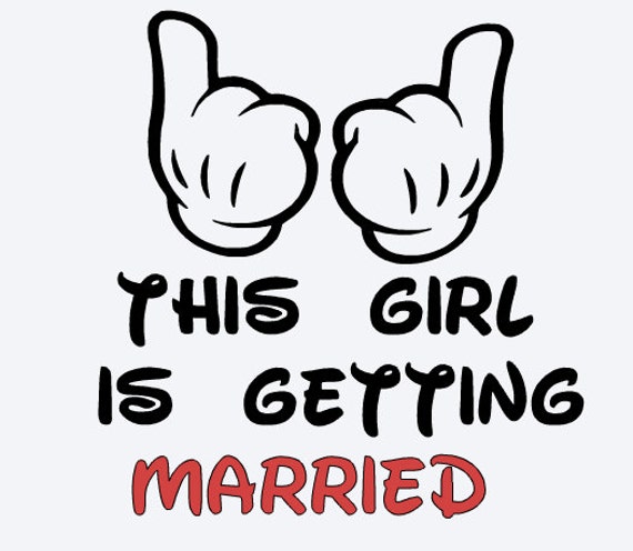Download SVG, disney, this girl is getting married, mickey hand ...