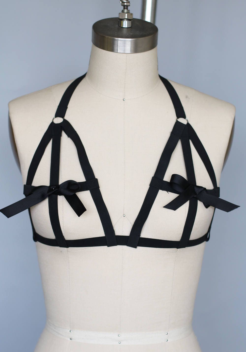 Drake Harness Cage Bra Cupless Lingerie Body Harness.