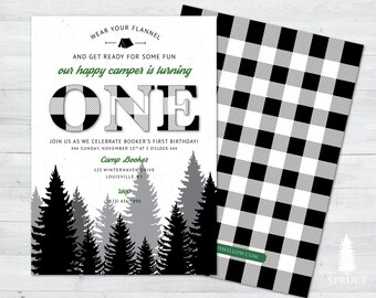 camping invitation, camping party birthday invitation, summer camping birthday invitation, camping invitation, camping birthday invite
