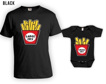 Matching Father Son Shirts, Dad and Baby Matching TShirts, Gift for New Dad, Gifts for Him, Christmas Gifts, Father Child MatchingCT-870-871