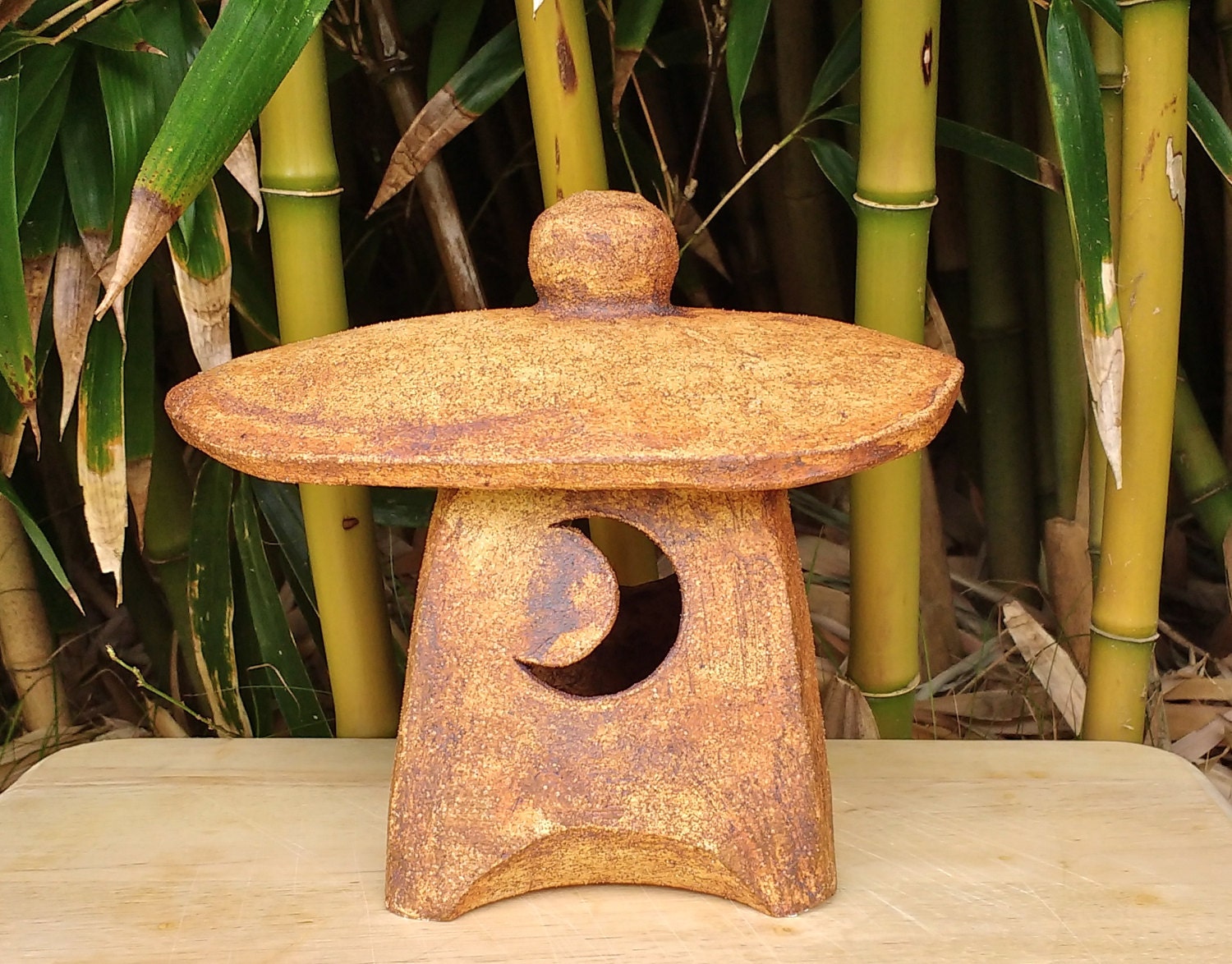 Japanese ceramic Lantern Tsukimimoon viewing Wheel