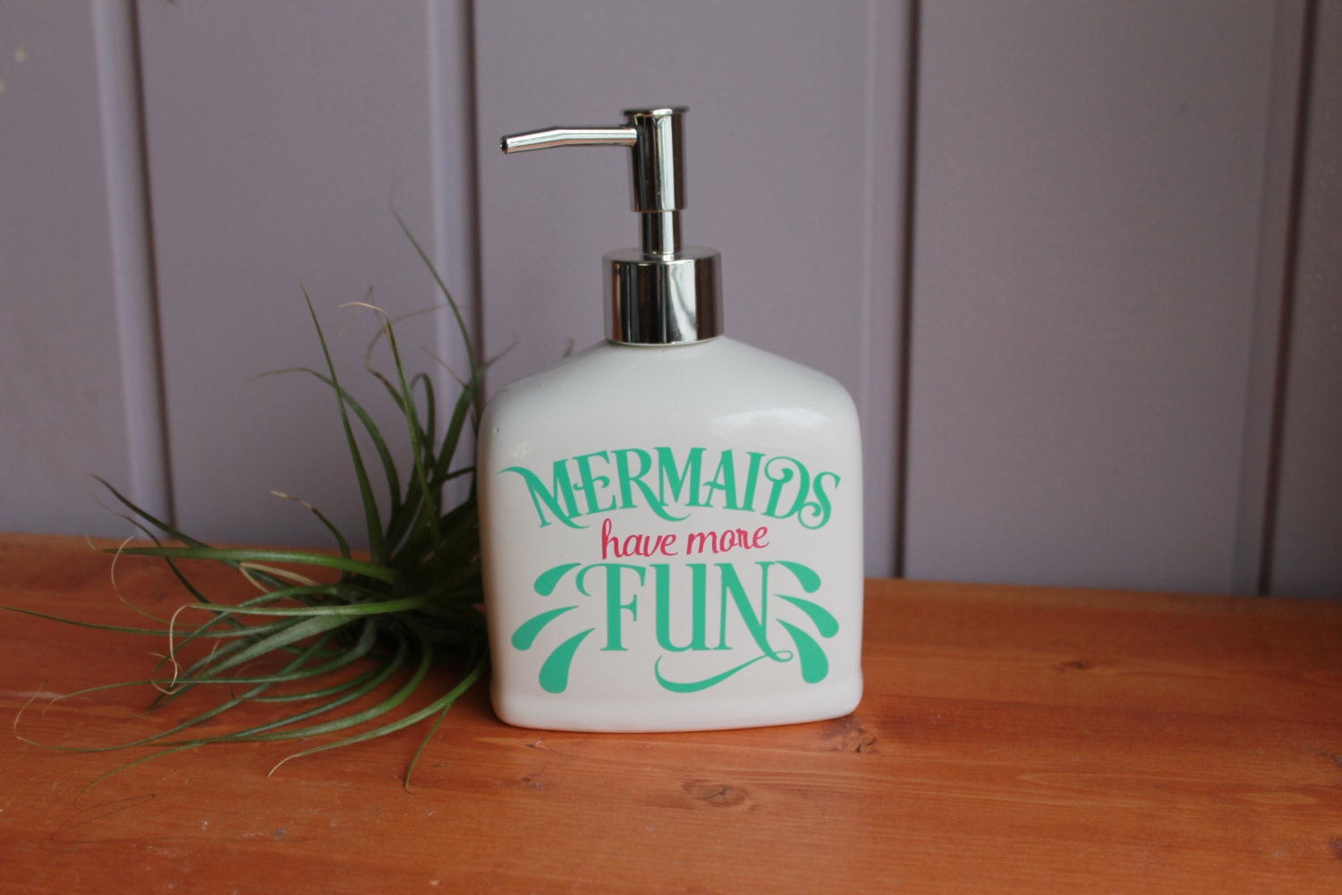 Mermaid Have more fun Soap Dispenser Liquid Soap Pump