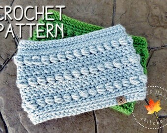 CROCHET PATTERN, Crochet Cowl Pattern, Crochet Scarf Pattern, Chunky Cowl Pattern, Chunky Cowl Pattern, Infinity Cowl Pattern, Download