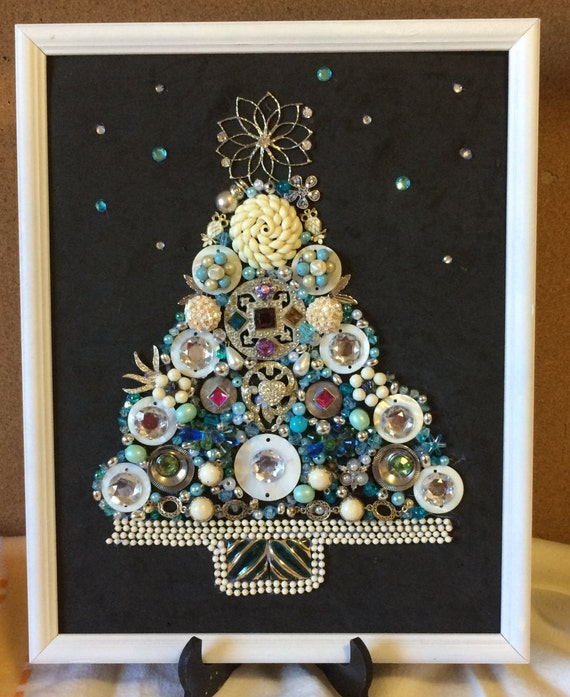 Items Similar To Vintage Jewelry Christmas Tree Picture On Etsy   Il 570xN.1133221799 Rxtc 