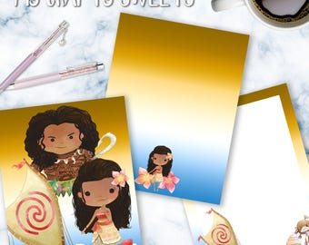 Moana Planner Cover for use of ECLP, Happy Planner, Recollections, or Dashboard