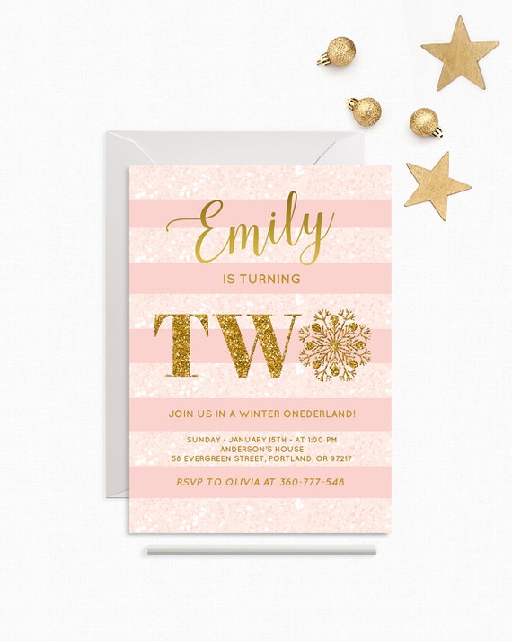 Winter Wonderland Birthday Invitations For Girls 10