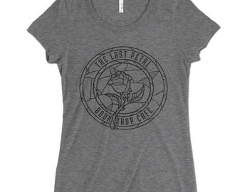 The Last Petal Bookshop Cafe - Beauty and the Beast shirt for women