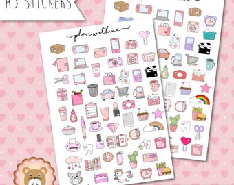 Planners Stickers "Plan With Me"