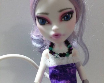 Monster High Repaint Redress Catrine DeMew OOAK Doll w/accessories