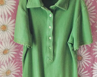 neon green t shirt dress