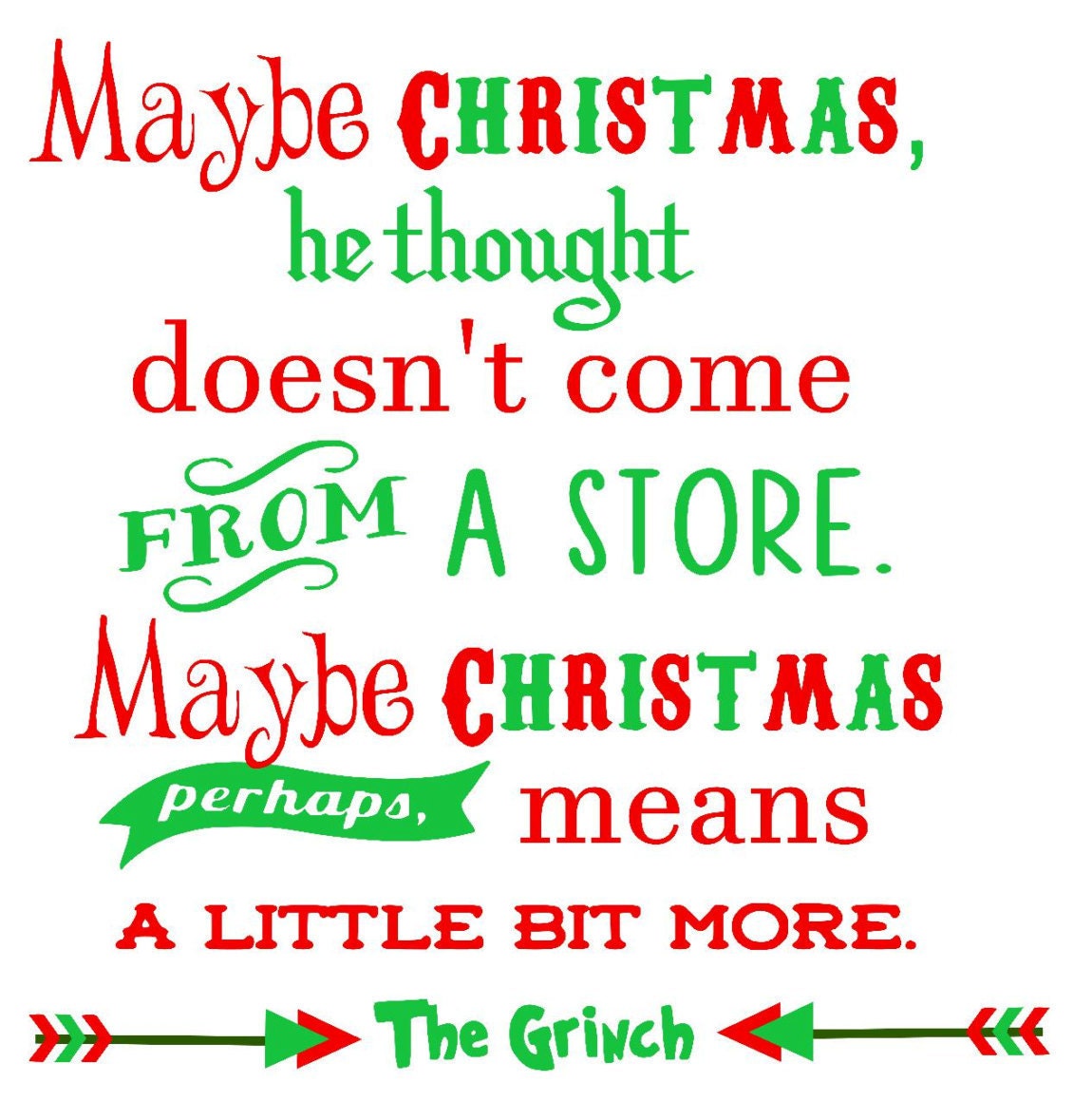 grinch svg grinch sayings svg christmas svg maybe by SweetRaegans
