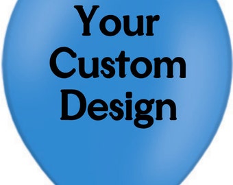 Your Custom Design personalised/personalized printed balloons for any Occassion