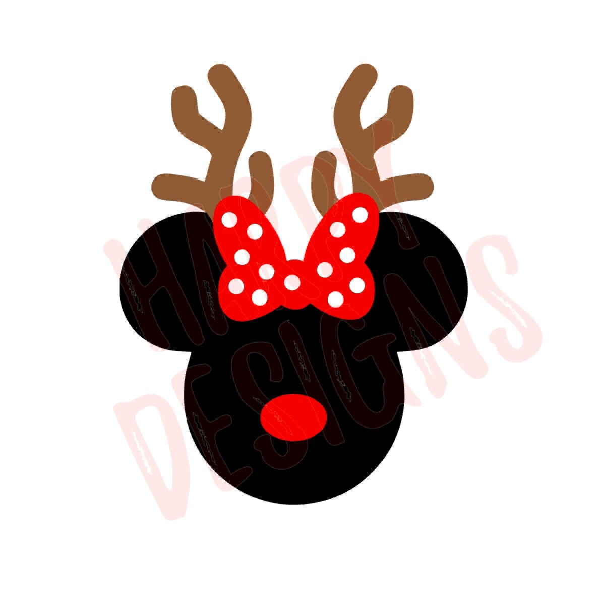 Download Reindeer Minnie SVG Christmas SVG Minnie Mouse Ears SVG