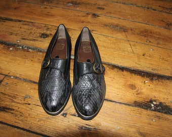 1960's Italian Leather Loafers (Size 6)