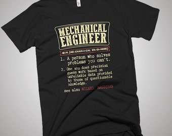 Mechanical Engineer Funny Dictionary Definition T-Shirt, Gift Shirt, Best Profession Tee