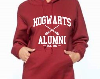 Hogwarts Alumni - Harry Potter inspired pullover hoodie
