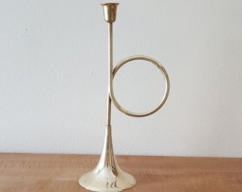 Brass Repo French Fox Hunting Horn~Fox Horn~Brass Hunting Horn~French Hunting Horn~ Decorative Horn~Holiday Hunting Horn