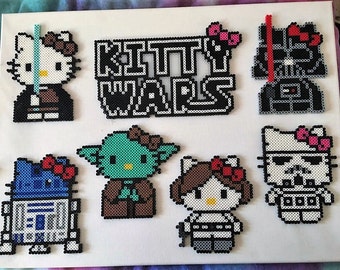 Star Wars - Kitty Wars Perler Bead Art