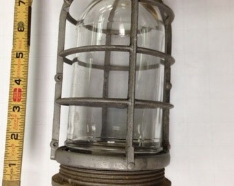 Industrial Lighting- "Explosion Proof Light Fixture", Aluminum light fixture, industrial explosion proof lighting, retro light fixture