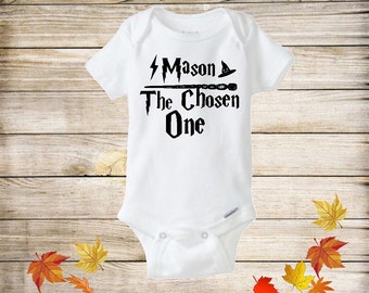 The Chosen One Baby Bodysuit, Harry Potter Inspired Onesie, Baby Shower Gift, Funny Baby Bodysuit, Harry Potter Bodysuit, Harry potter Baby