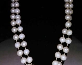 Huge Circle Pearl Necklace