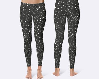 Constellations Leggings, Astronomy Leggings, Science Leggings, Stars Leggings, Space Leggings, Science Teacher Gift, Science Clothing