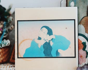 SALE: LANI - Vintage Native Girl Decorative Ceramic Tile