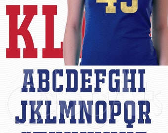 College University Varsity Alphabet Letters Digital Cut Files Svg Dfx Eps Png Silhouette SCAL Cricut Download DIY Vinyl Die Cutting JB-386b