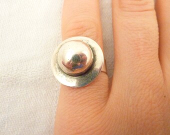 Vintage Sterling Silver Mexican Ring Size 6
