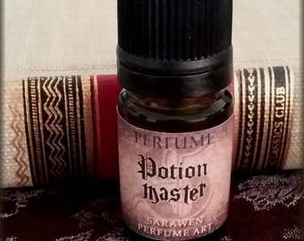 POTION MASTER Victorian Gothic Perfume Cologne Oil / Vegan Perfume Cologne / Dark tea scent / handblended perfume oil