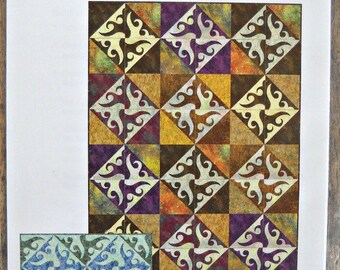 Splashed! Give & Take Applique Pattern, by Patchwork Studio