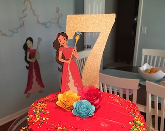 Elena of Avalor Cake Topper - Elena of Avalor Birthday - Elena of Avalor Party Decorations