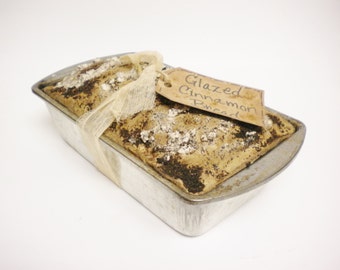 Glazed Cinnamon Bread, Primitive Fall Decor, Country Farmhouse Kitchen Decor