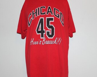 michael jordan t shirt jersey bulls