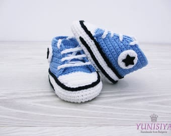 blue baby converse